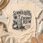 The Summer Queens Coconut Rum Bottle T-Shirt