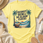 Coconut Rum & No Alarm Clocks T-Shirt