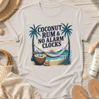 Coconut Rum & No Alarm Clocks T-Shirt