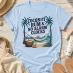 Coconut Rum & No Alarm Clocks T-Shirt