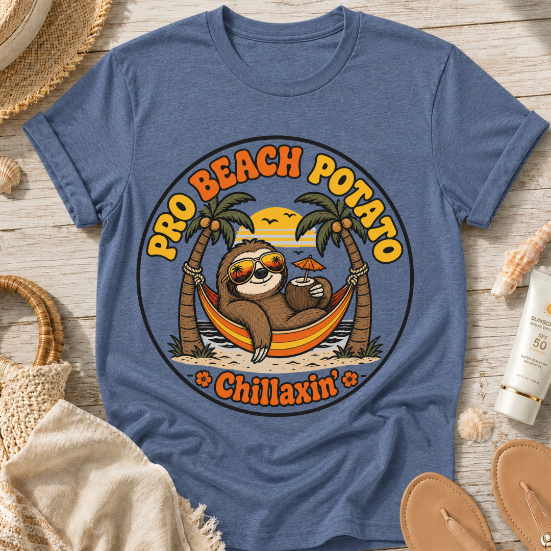 Pro Beach Potato Chillaxin' T-Shirt