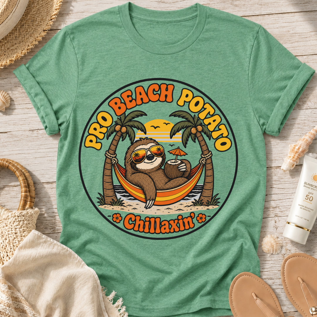 Pro Beach Potato Chillaxin' T-Shirt