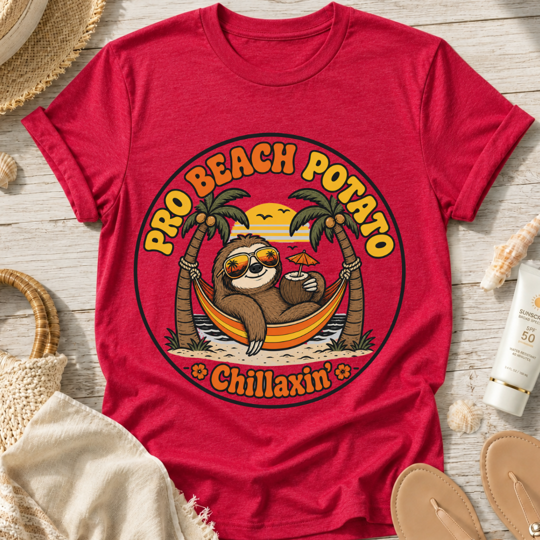 Pro Beach Potato Chillaxin' T-Shirt