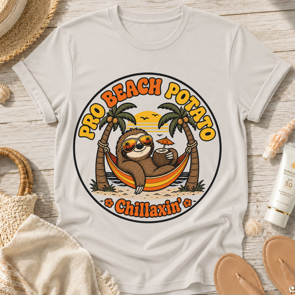 Pro Beach Potato Chillaxin' T-Shirt