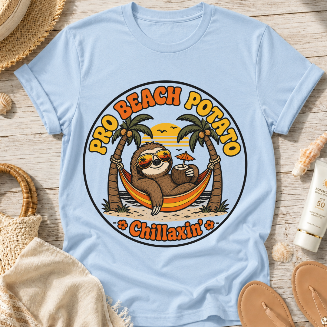 Pro Beach Potato Chillaxin' T-Shirt