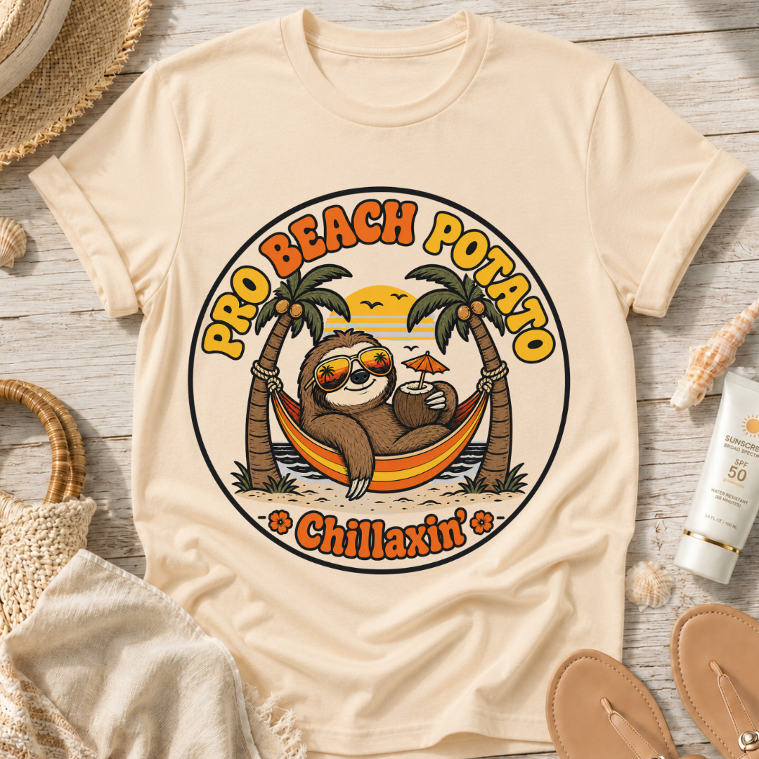 Pro Beach Potato Chillaxin' T-Shirt