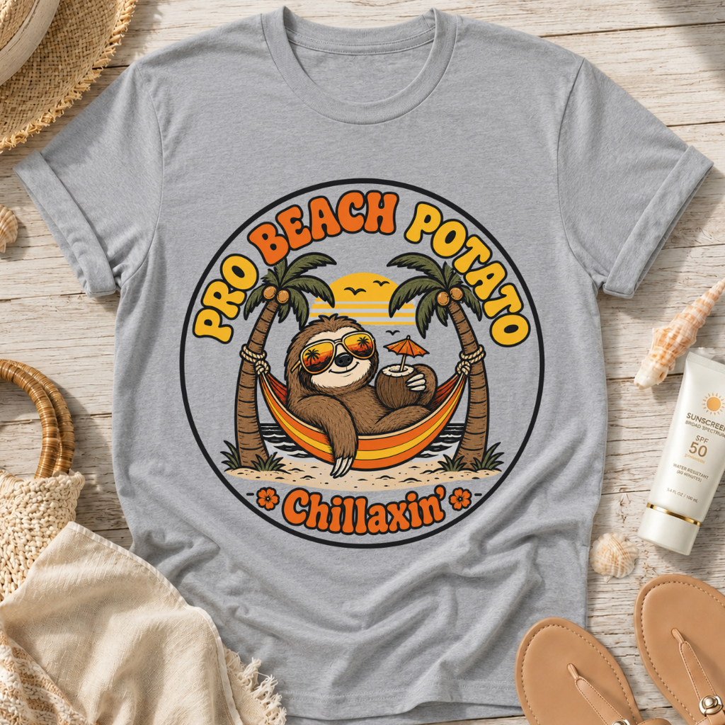 Pro Beach Potato Chillaxin' T-Shirt