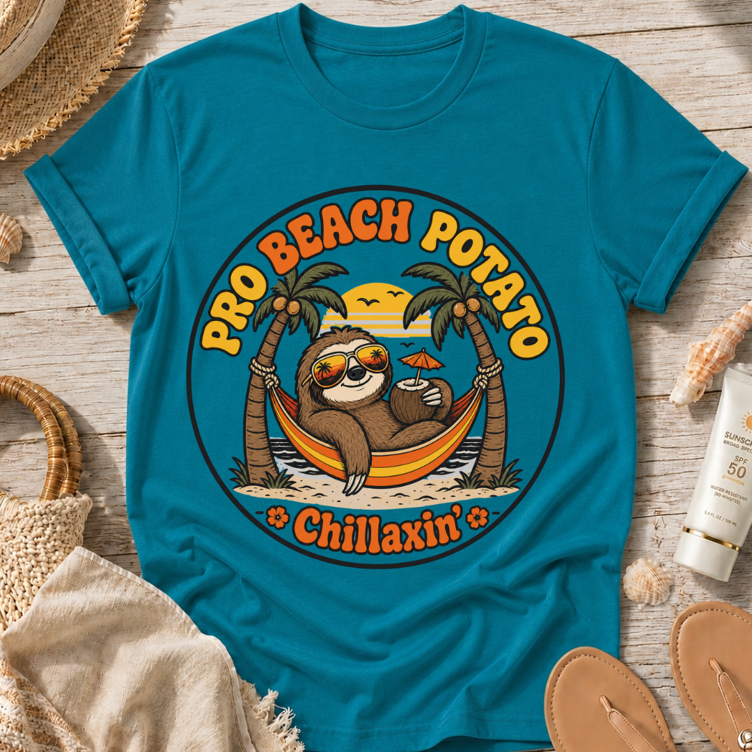 Pro Beach Potato Chillaxin' T-Shirt