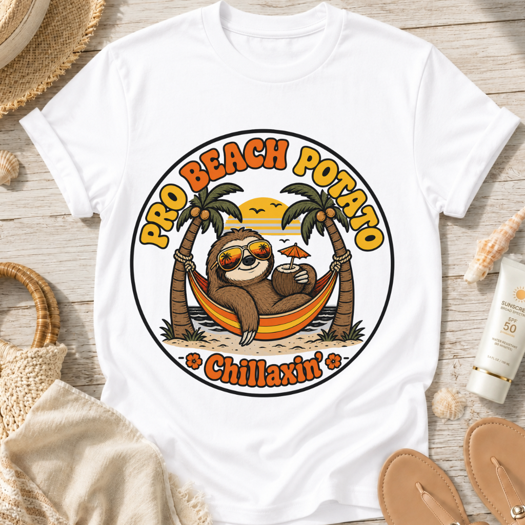 Pro Beach Potato Chillaxin' T-Shirt