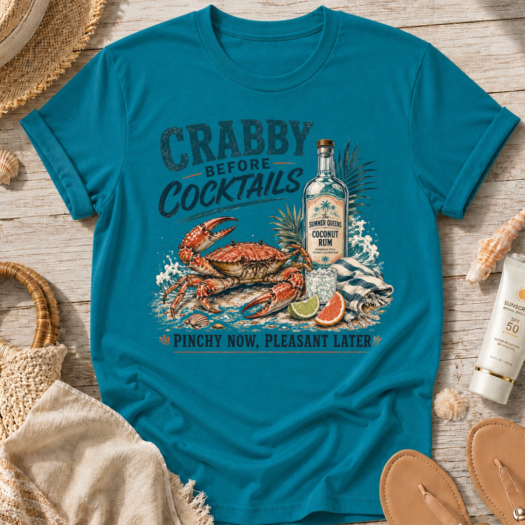 Crabby Before Cocktails T-Shirt