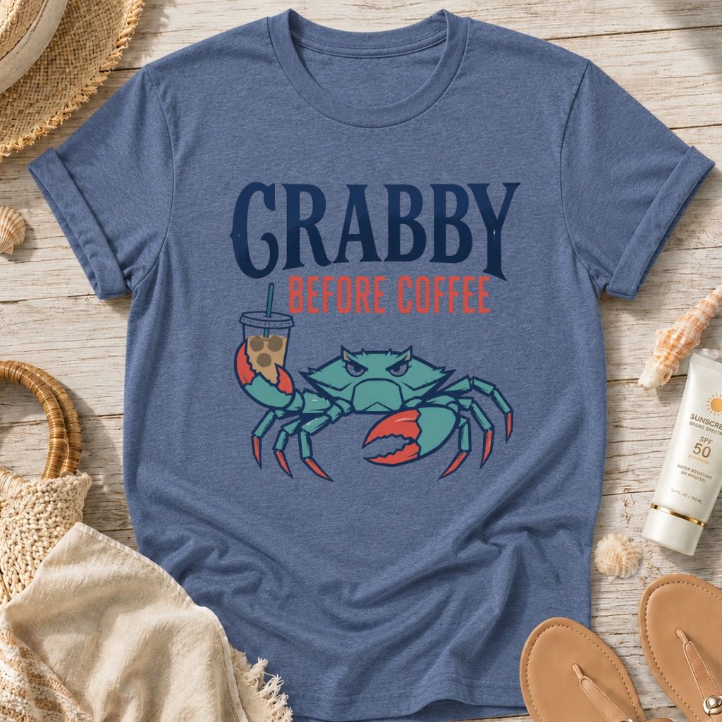 Crabby Before Coffee T-Shirt