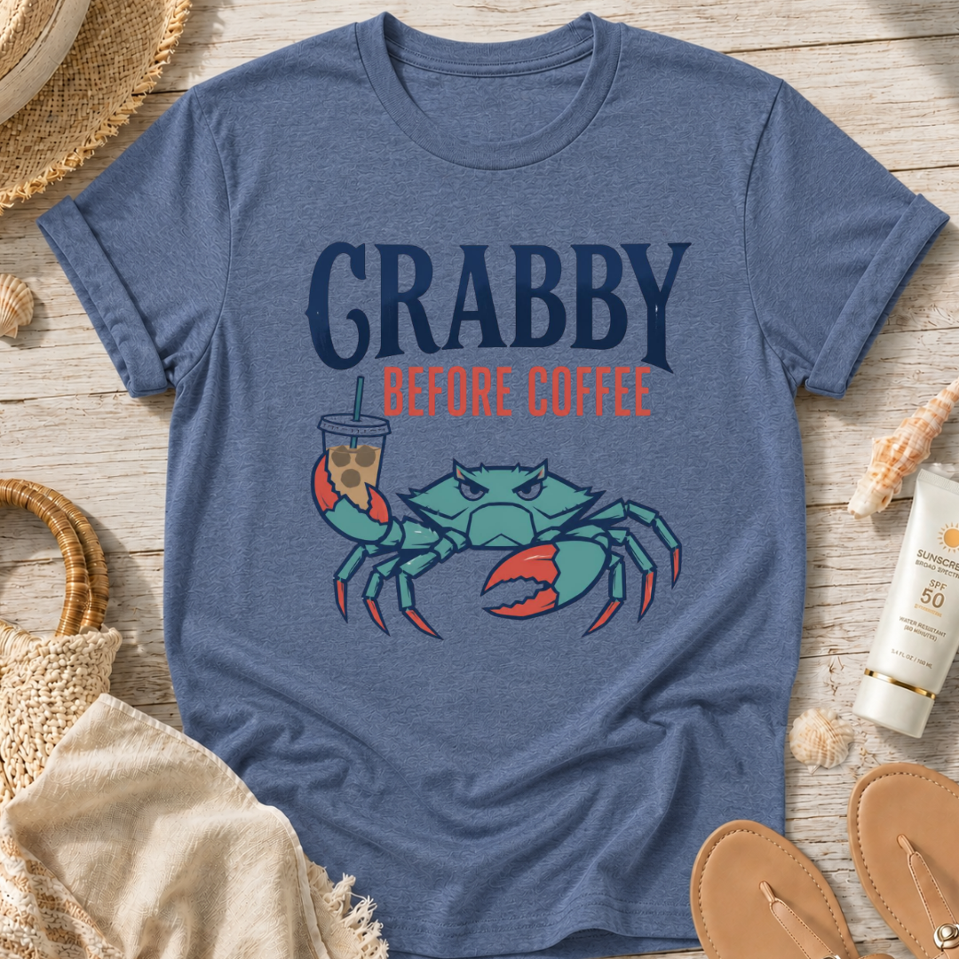 Crabby Before Coffee T-Shirt