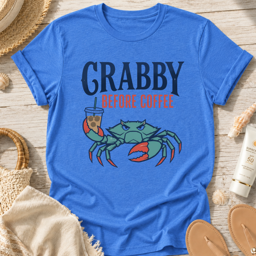 Crabby Before Coffee T-Shirt