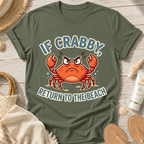 If Crabby Return to the Beach T-Shirt