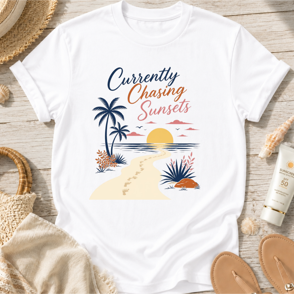 Currently Chasing Sunsets T-Shirt