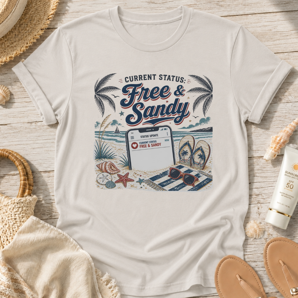 Current Status: Free & Sandy T-Shirt