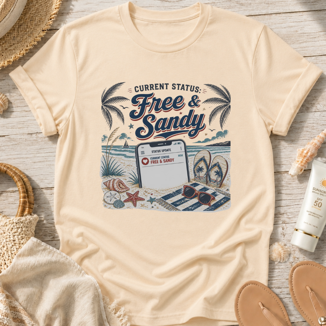 Current Status: Free & Sandy T-Shirt