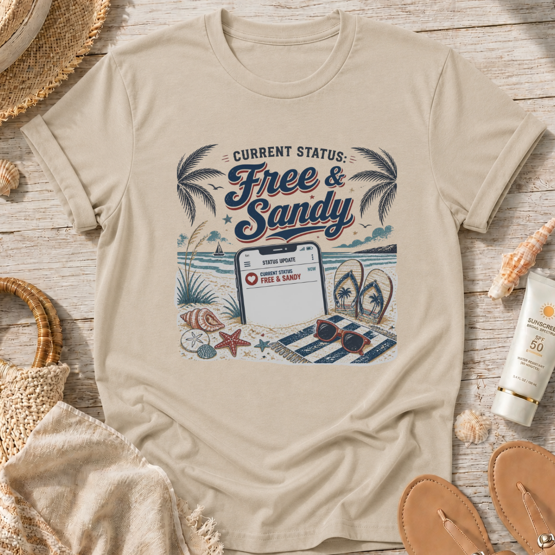 Current Status: Free & Sandy T-Shirt