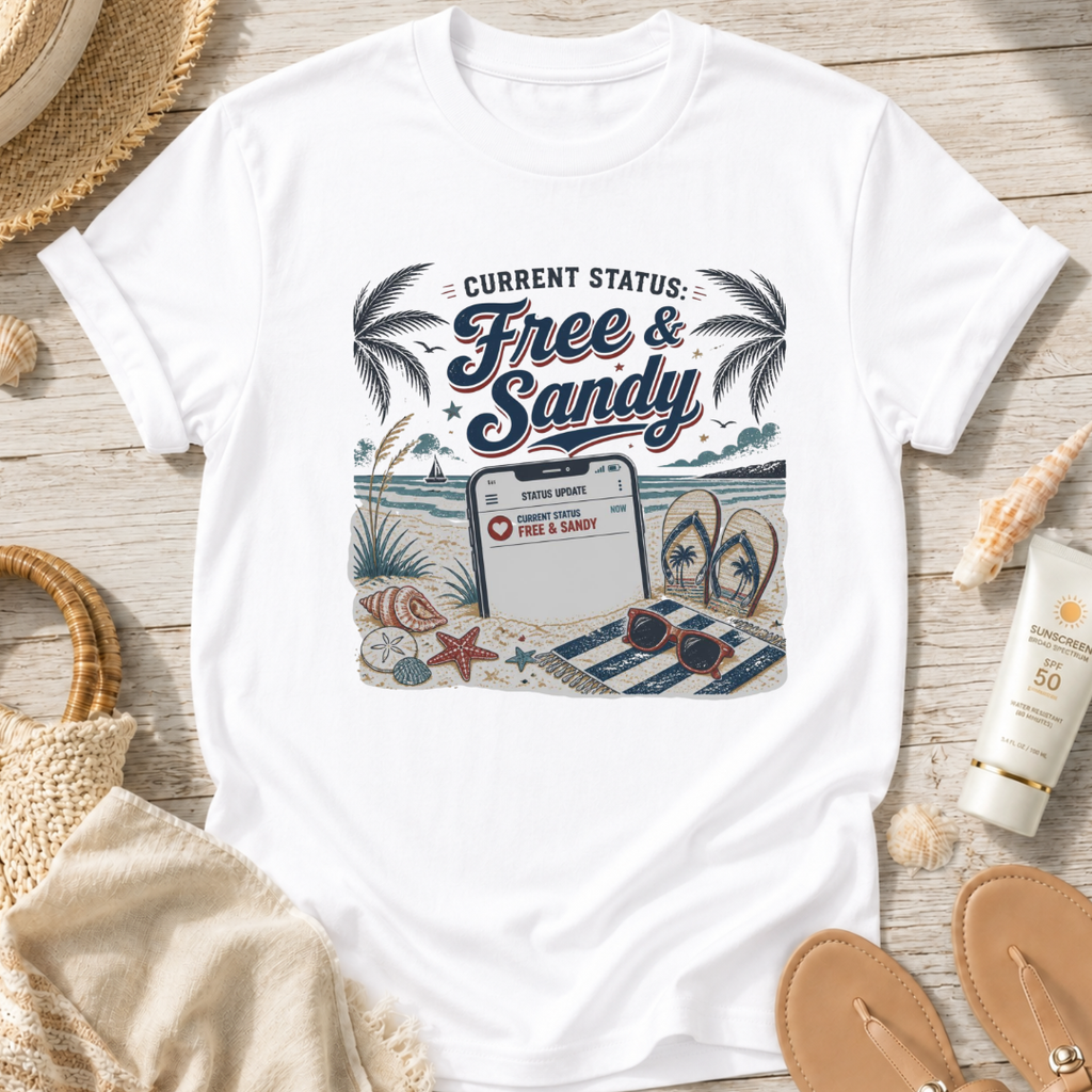 Current Status: Free & Sandy T-Shirt