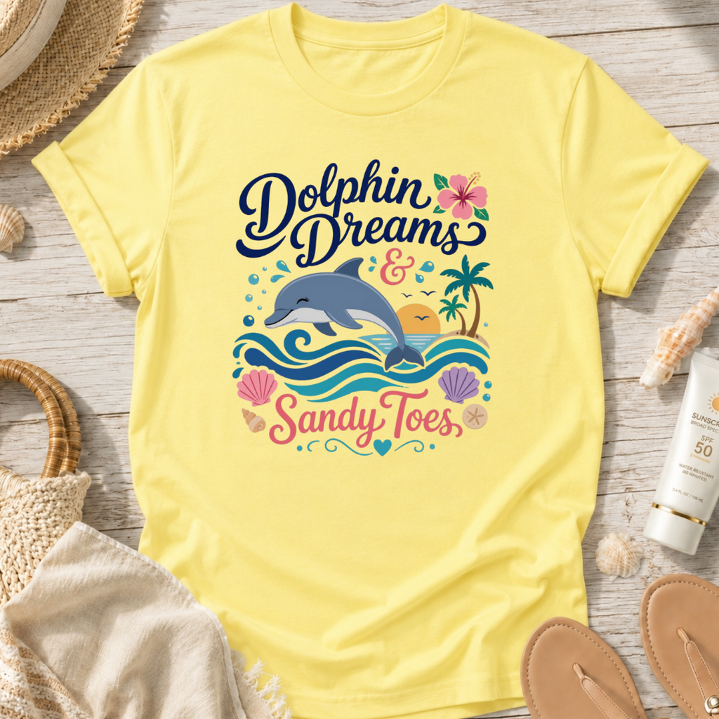 Dolphin Dreams & Sandy Toes T-Shirt