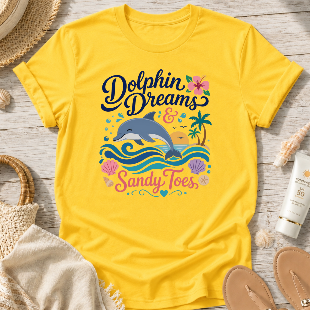 Dolphin Dreams & Sandy Toes T-Shirt