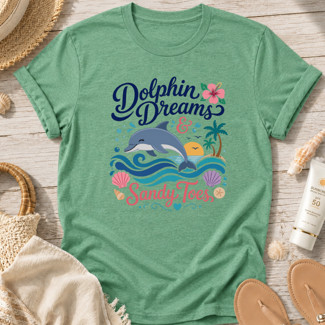 Dolphin Dreams & Sandy Toes T-Shirt