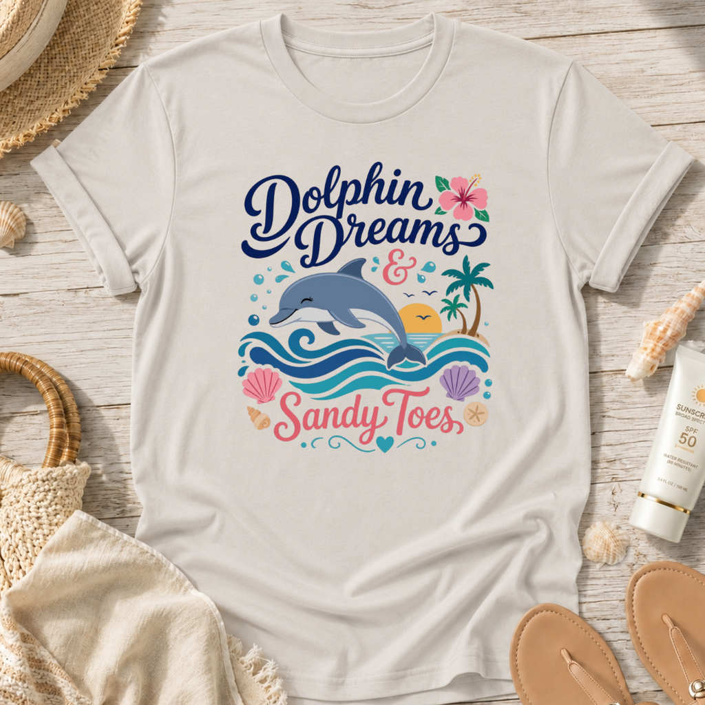 Dolphin Dreams & Sandy Toes T-Shirt