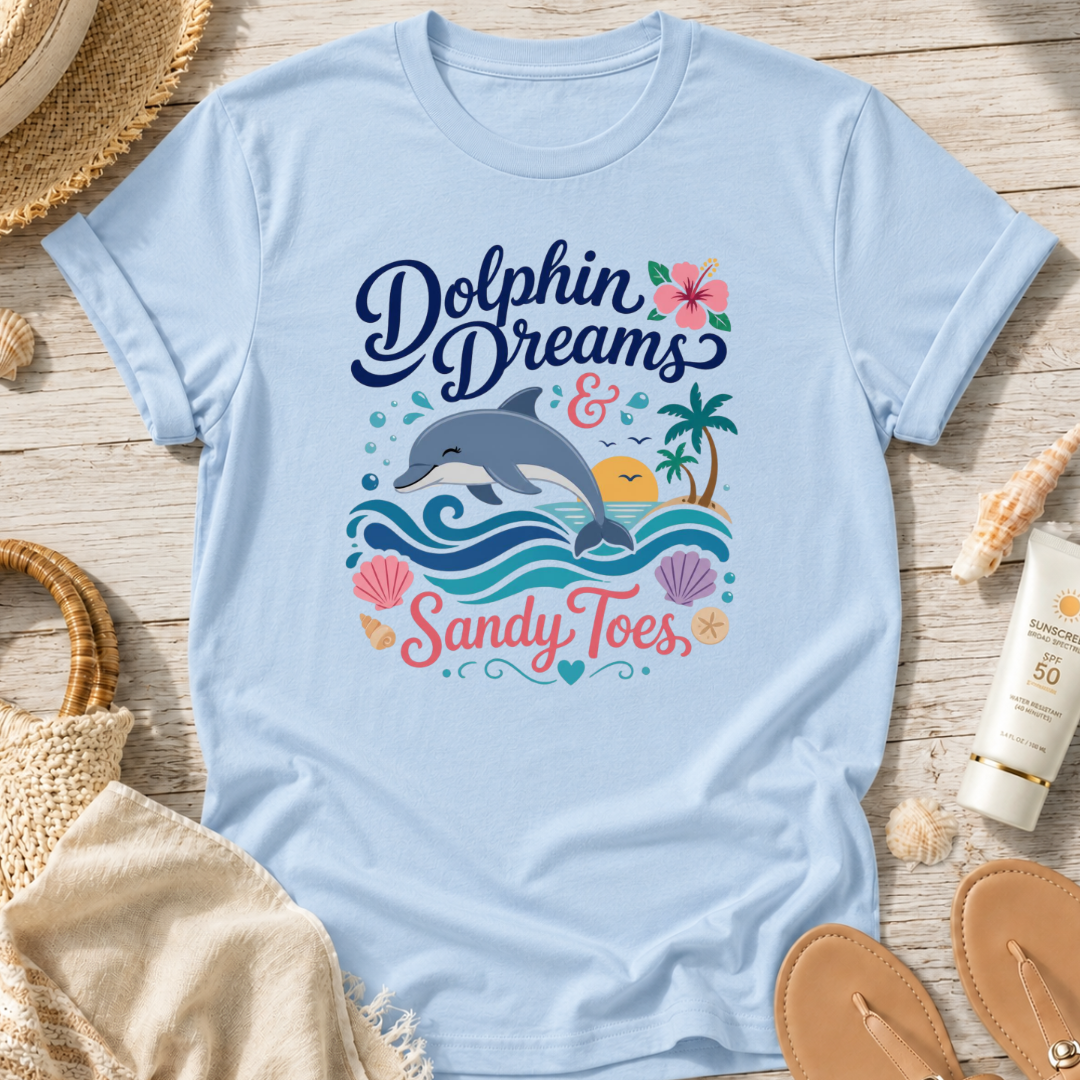 Dolphin Dreams & Sandy Toes T-Shirt
