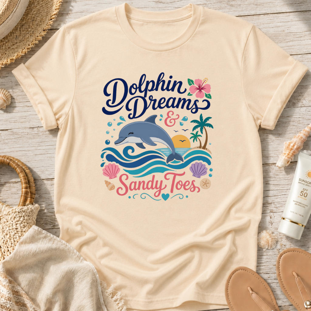 Dolphin Dreams & Sandy Toes T-Shirt