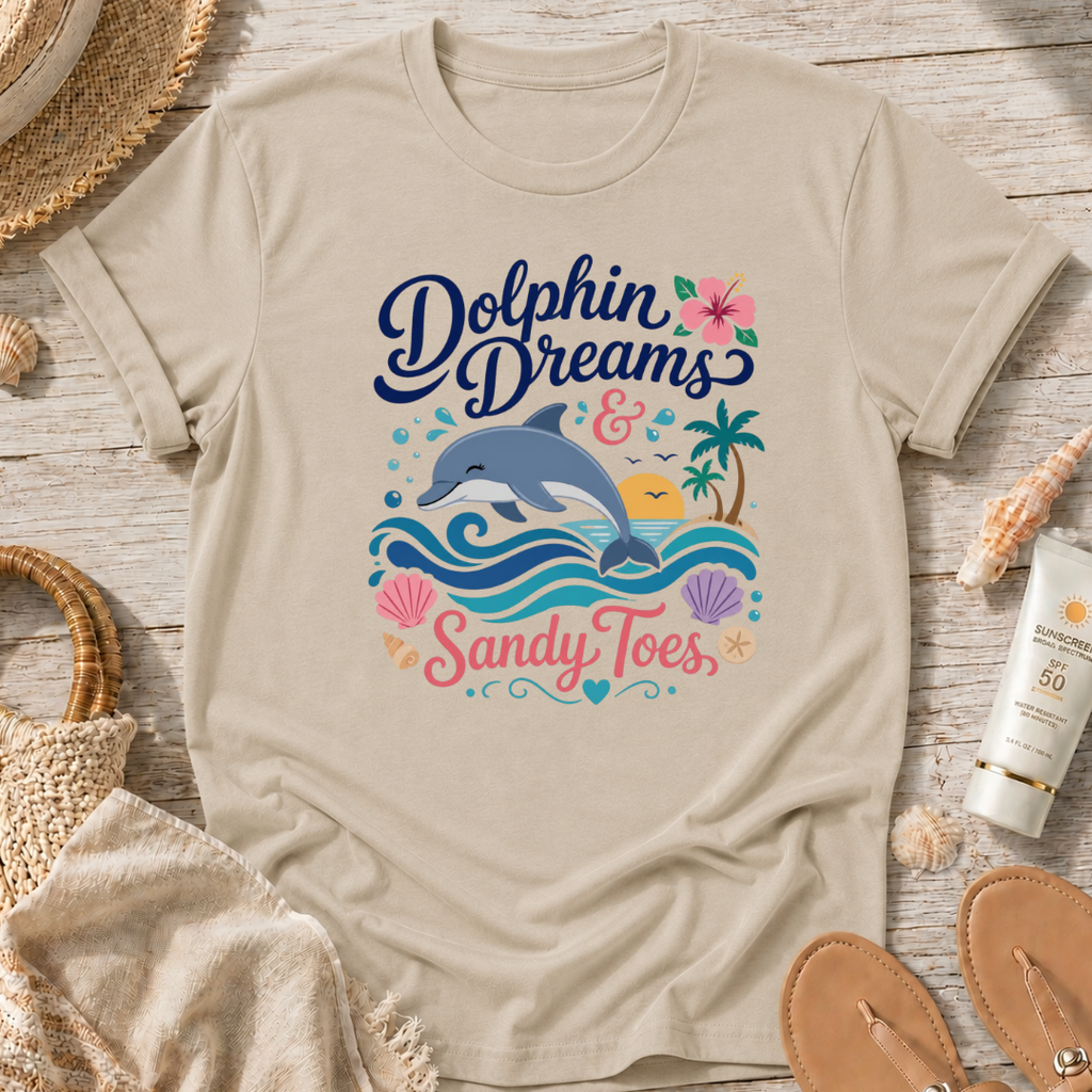 Dolphin Dreams & Sandy Toes T-Shirt