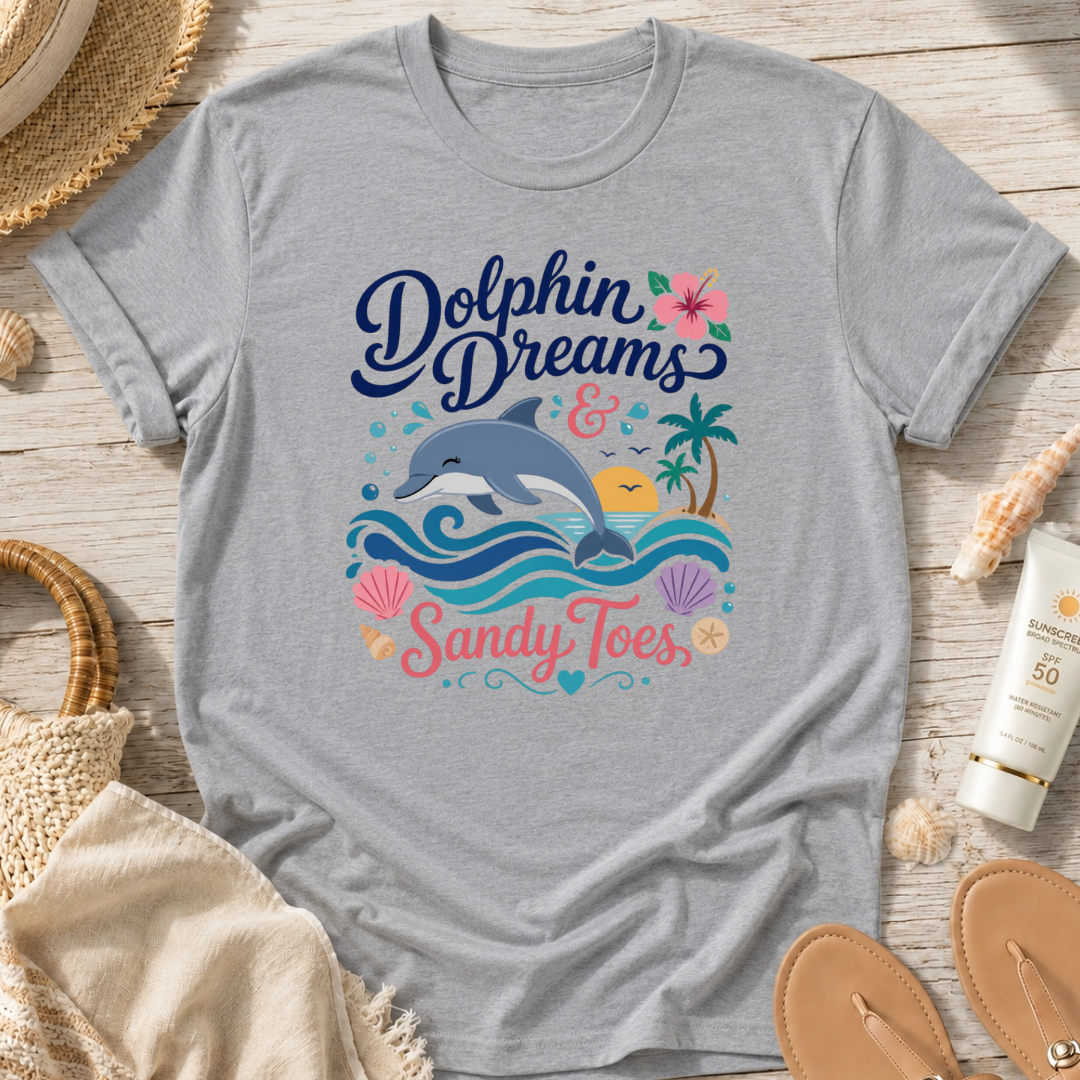 Dolphin Dreams & Sandy Toes T-Shirt