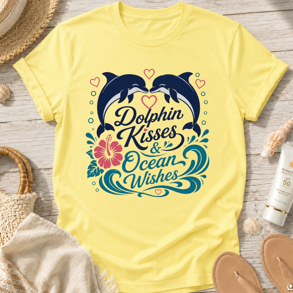 Dolphin Kisses & Ocean Wishes T-Shirt
