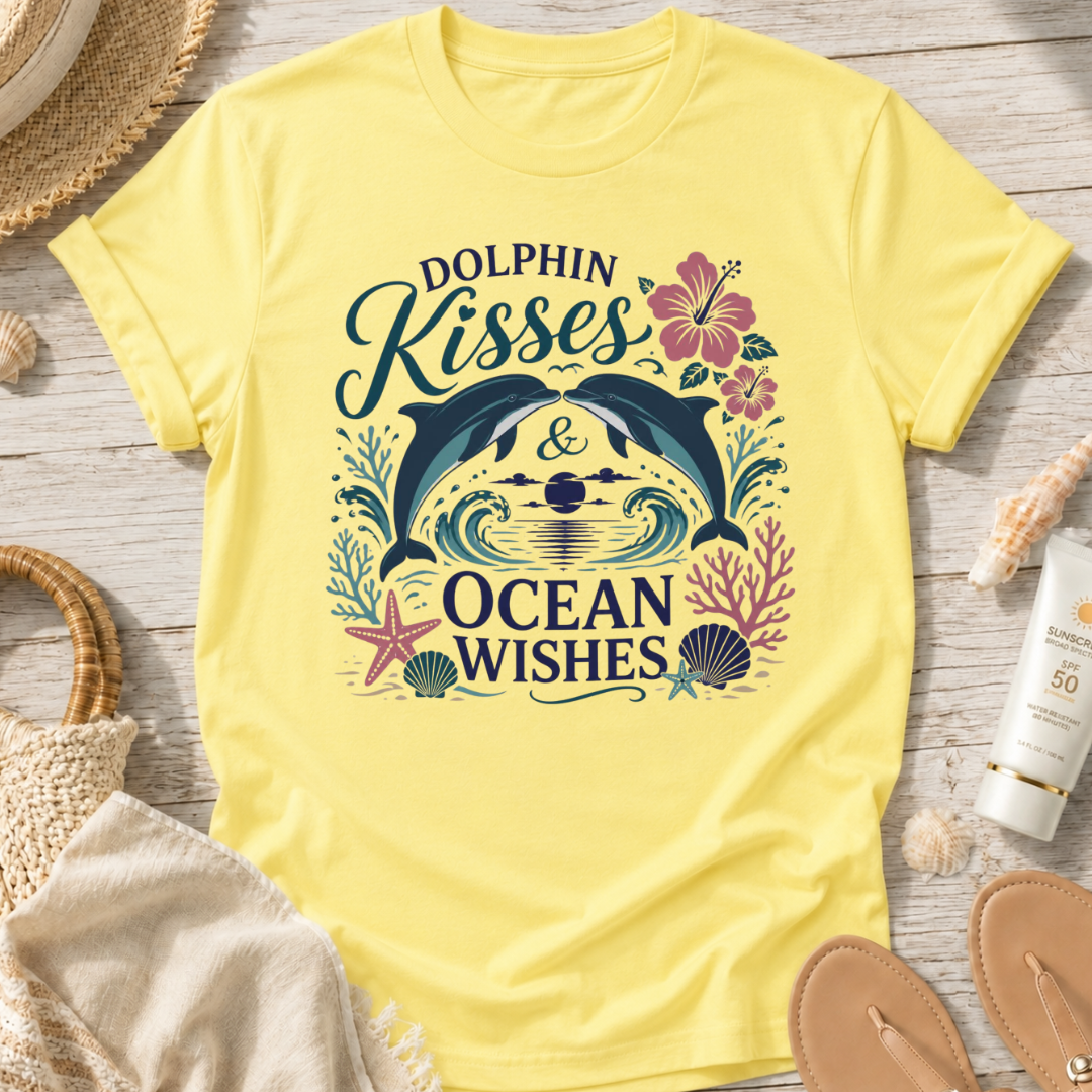 Dolphin Kisses & Ocean Wishes T-Shirt
