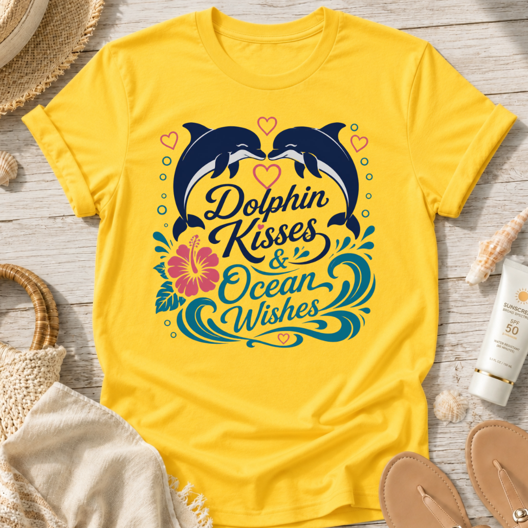Dolphin Kisses & Ocean Wishes T-Shirt