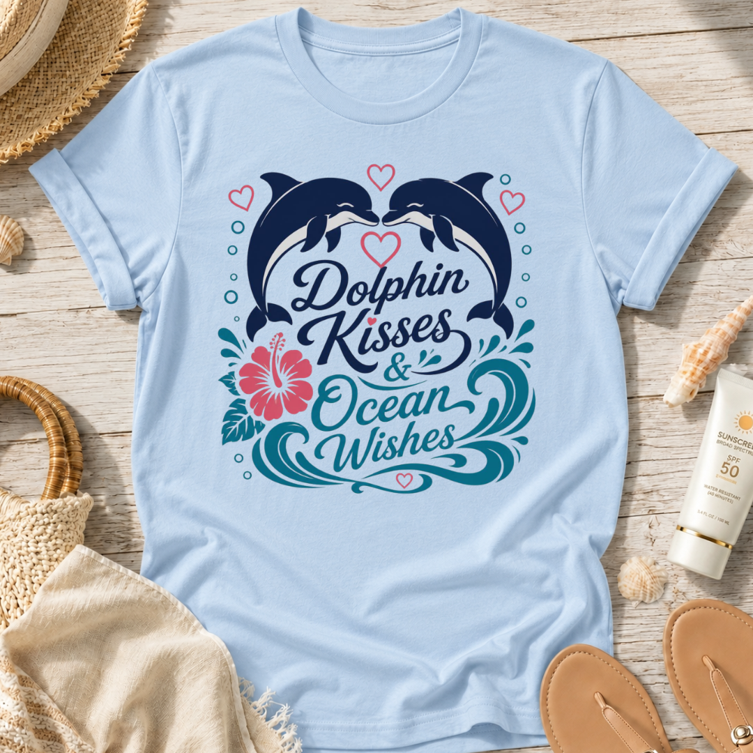 Dolphin Kisses & Ocean Wishes T-Shirt