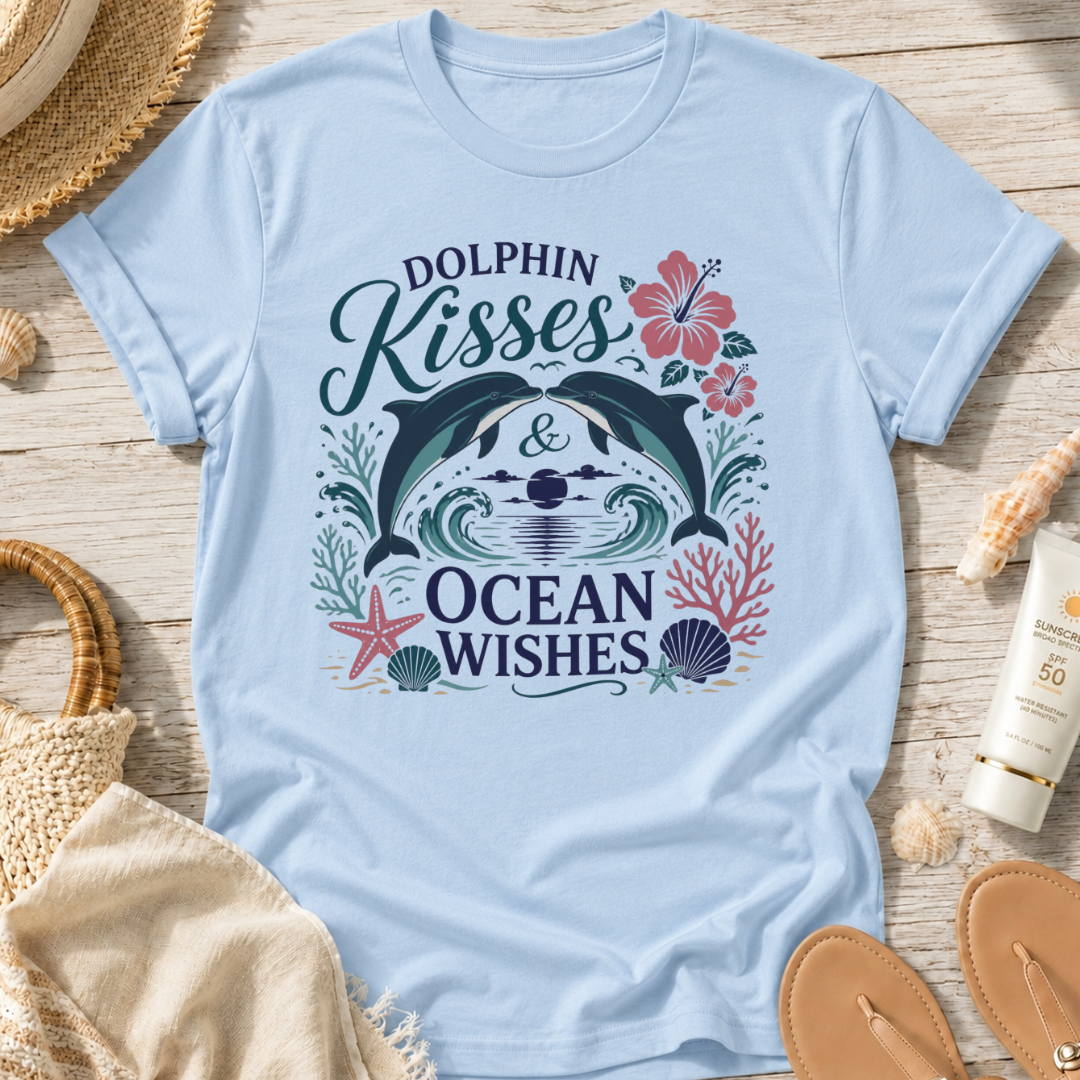 Dolphin Kisses & Ocean Wishes T-Shirt