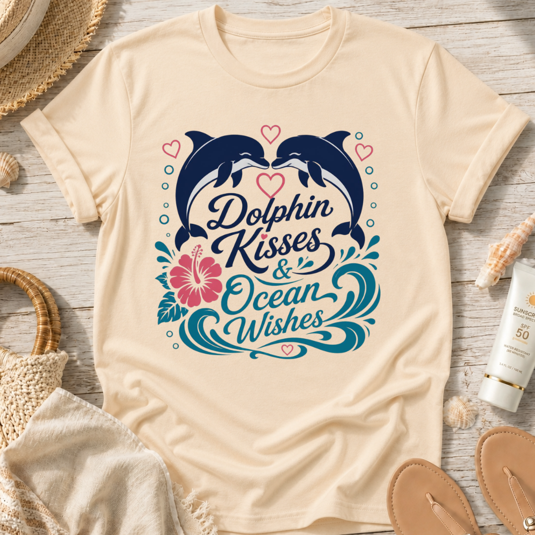Dolphin Kisses & Ocean Wishes T-Shirt