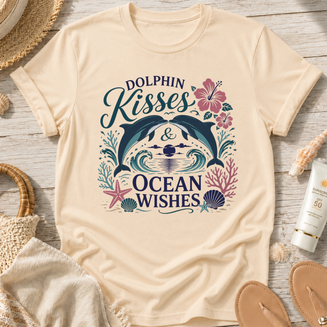 Dolphin Kisses & Ocean Wishes T-Shirt