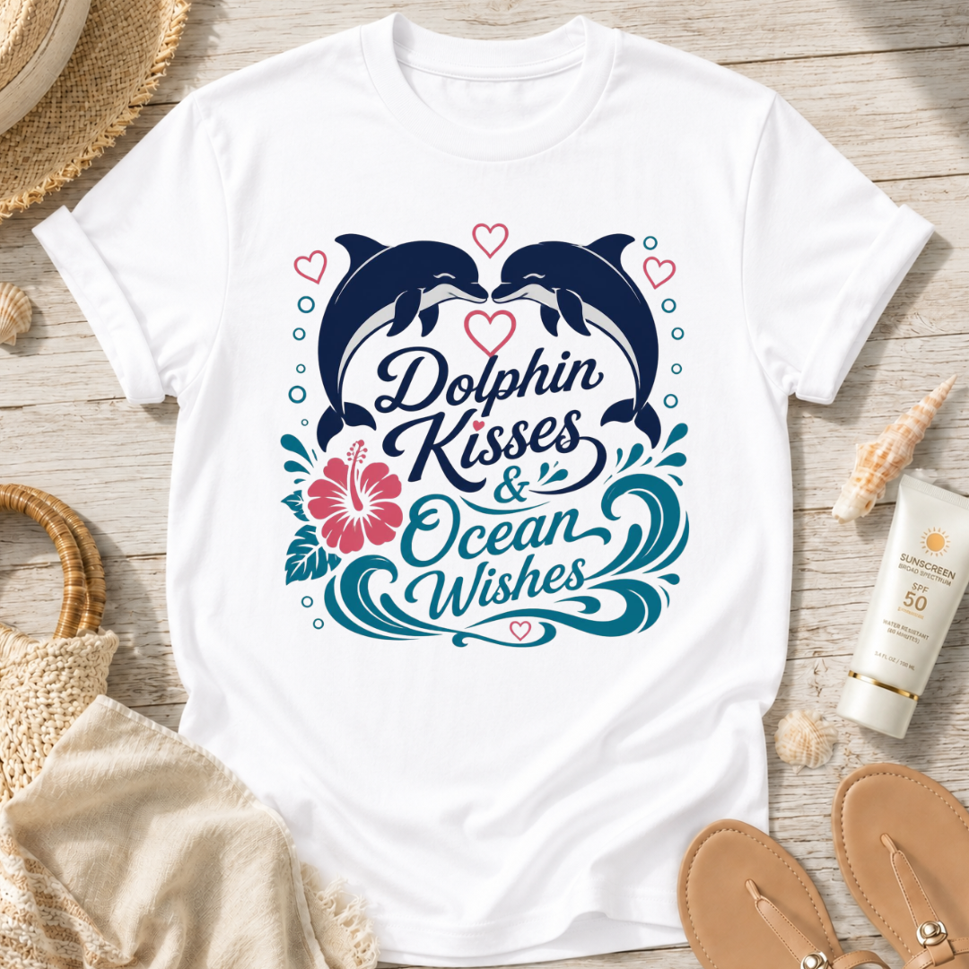 Dolphin Kisses & Ocean Wishes T-Shirt
