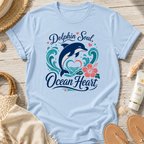 Dolphin Soul Ocean Heart T-Shirt