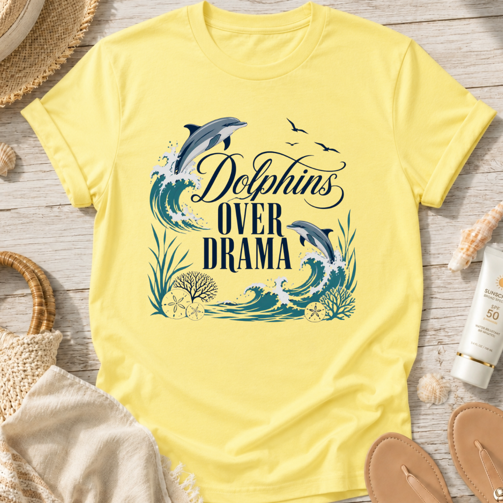 Dolphins Over Drama T-Shirt