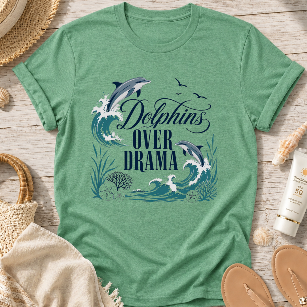 Dolphins Over Drama T-Shirt