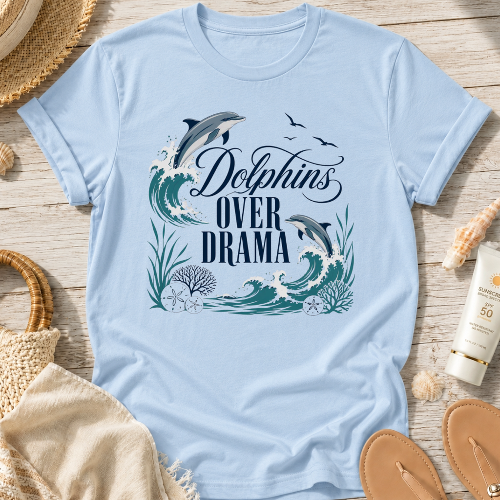 Dolphins Over Drama T-Shirt