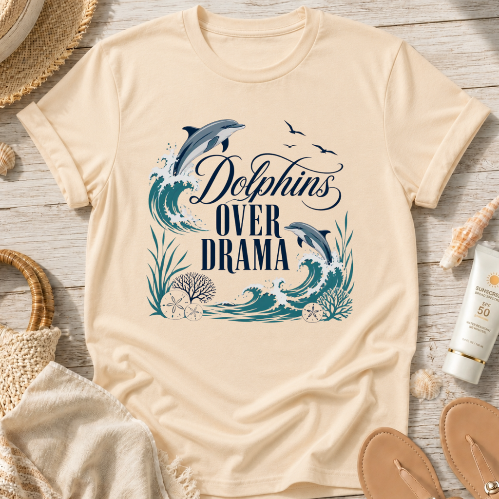 Dolphins Over Drama T-Shirt
