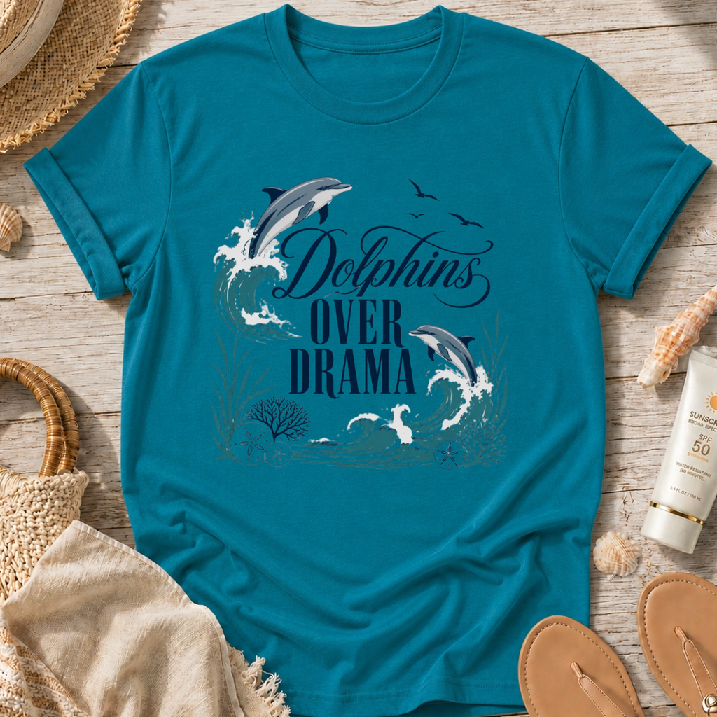 Dolphins Over Drama T-Shirt