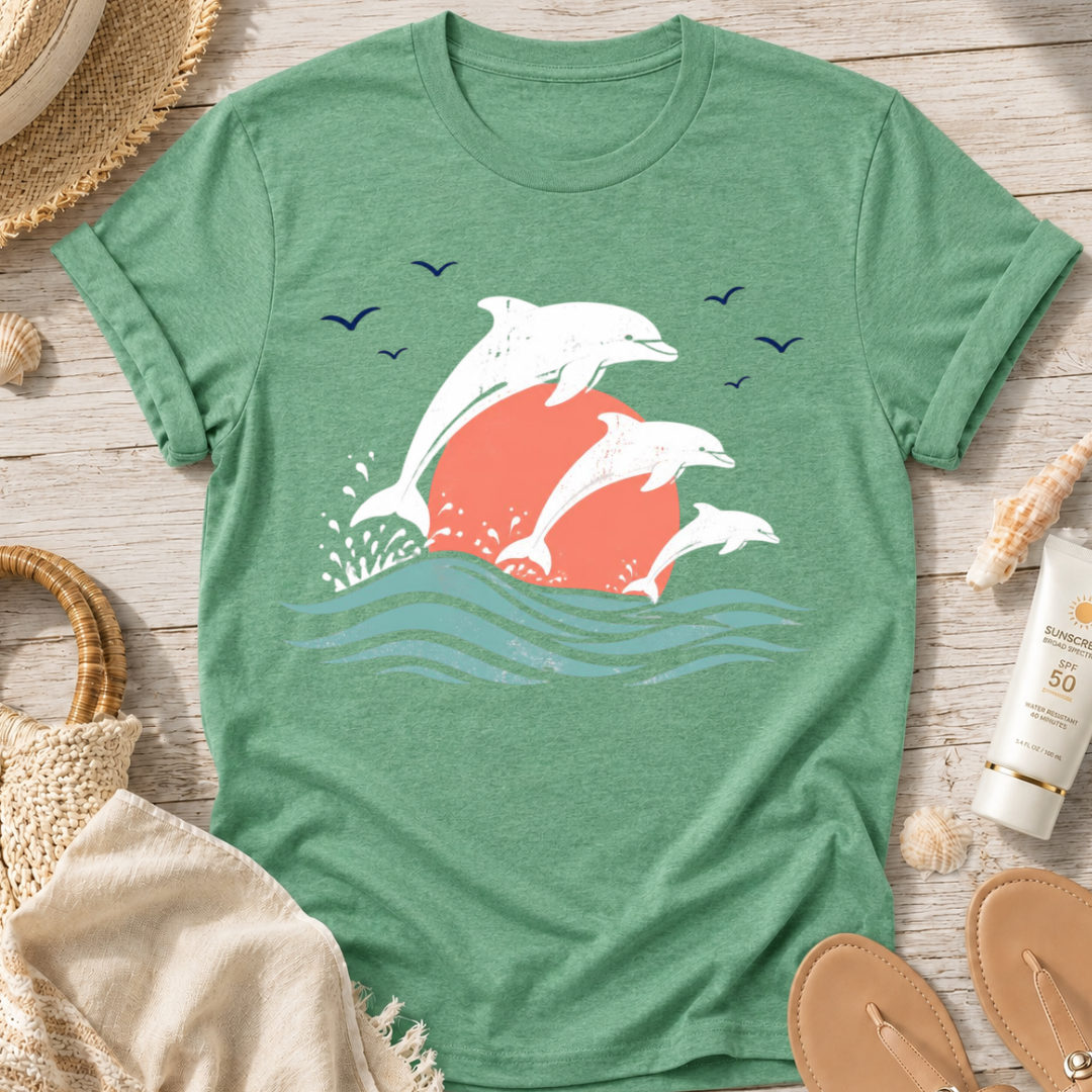Dolphin Sunset T-Shirt