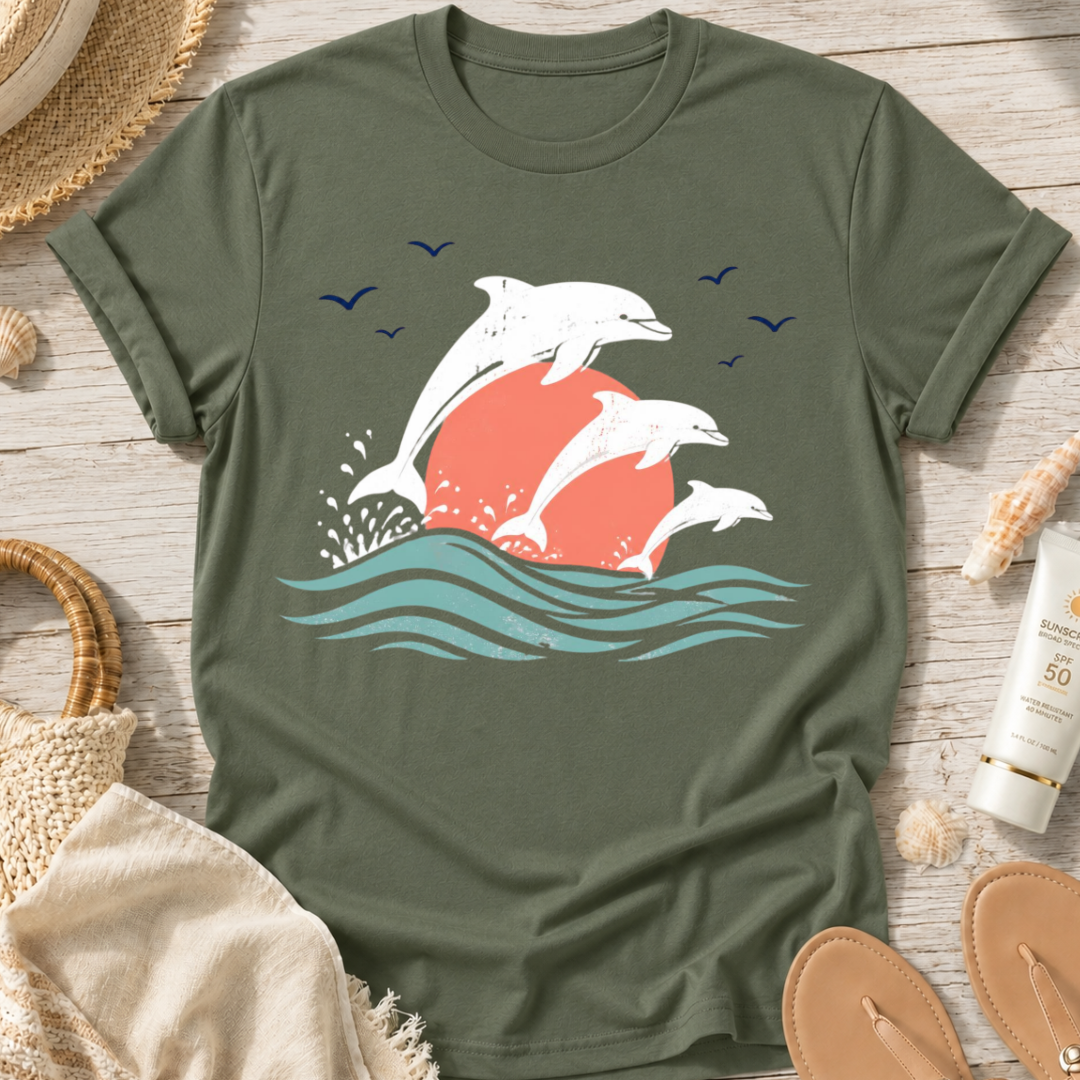 Dolphin Sunset T-Shirt