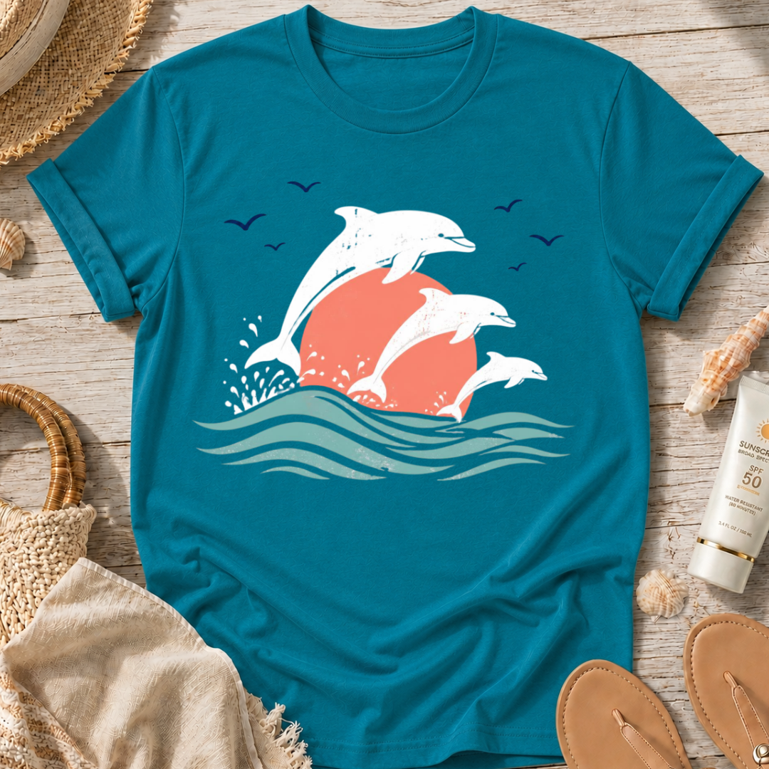 Dolphin Sunset T-Shirt