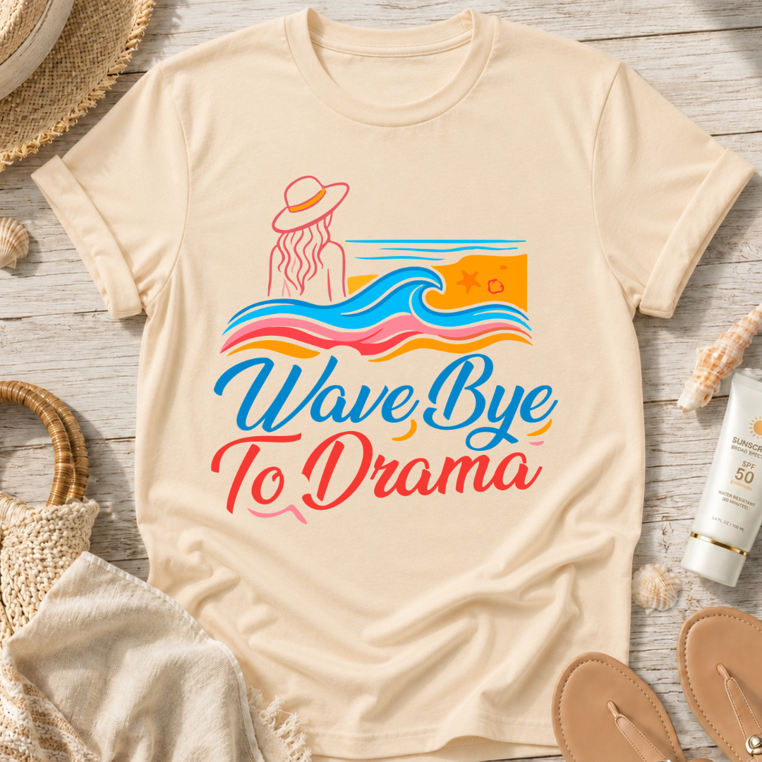Wave Bye To Drama T-Shirt