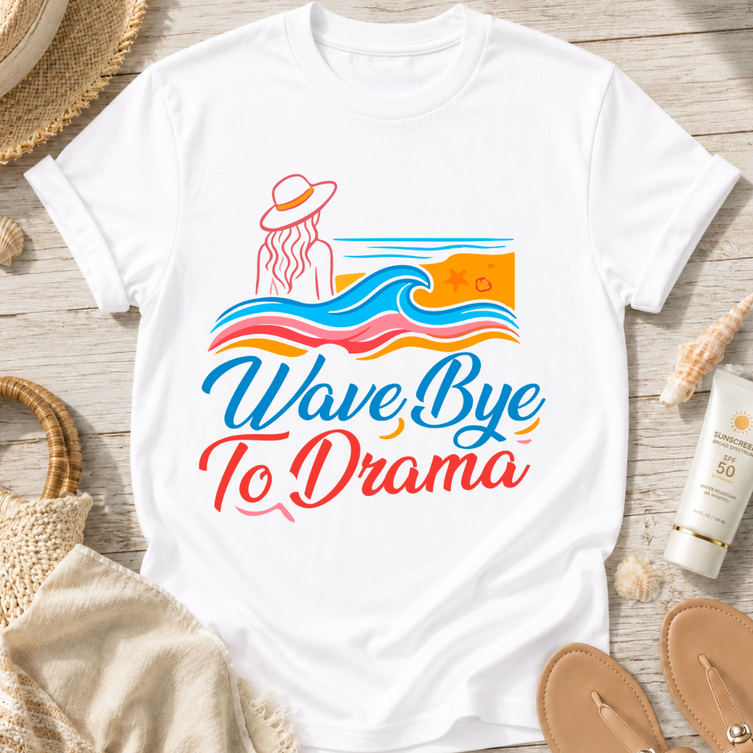 Wave Bye To Drama T-Shirt